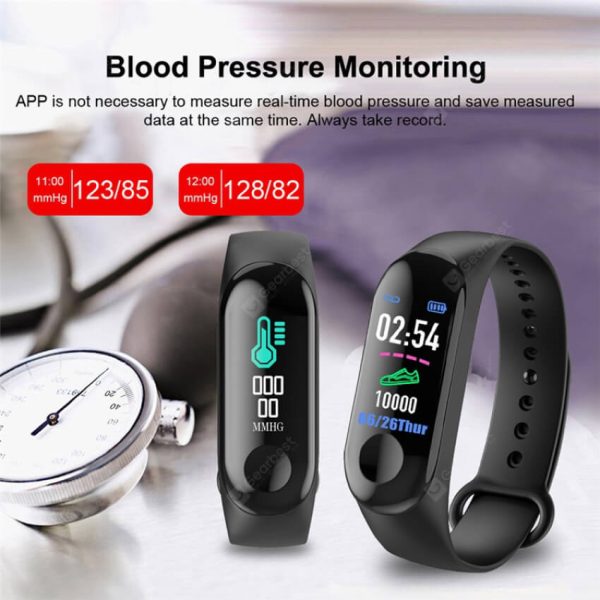 Fitness M3 Color Screen Smart Sport Bracelet Activity Running Tracker Heart Rate For Children Men Women Watch For IOS Android – Bild 6
