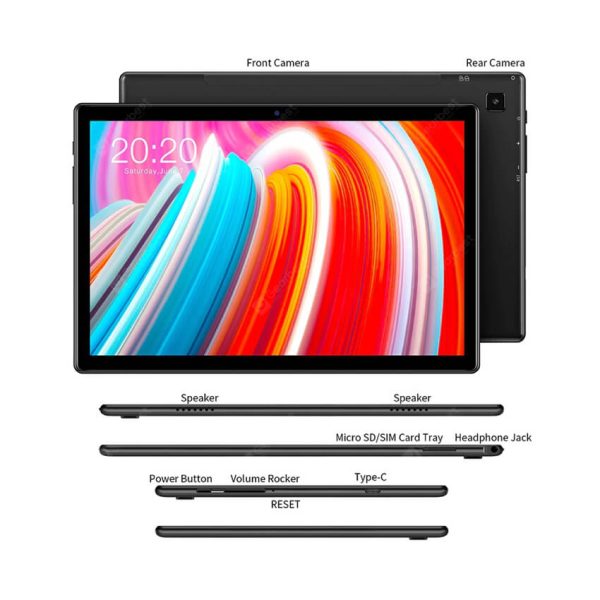 Teclast M40 10.1 inch Android 10.0 Tablet PC UNISOC T618 Octa Core 6GB RAM 128GB ROM 4G LTE Full HD – Bild 4