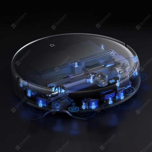 MIJIA Robot Vacuum 1T Sweeping Wet Mopping Cleaner For Home Dust Sterilize 3000PA Cyclone Suction WIFI APP Smart Planned – Bild 2