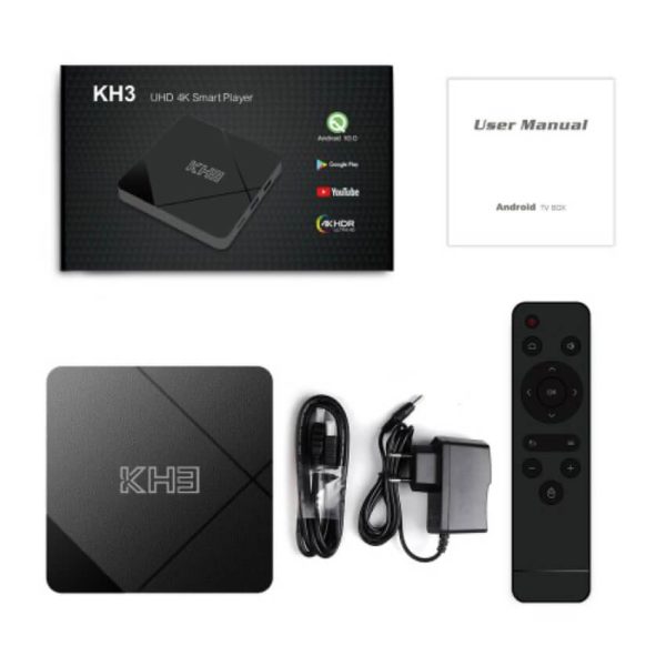MECOOL KH3 Android 10.0 Smart 4K 60fps TV Box - Black 2GB RAM + 16GB ROM – Bild 4
