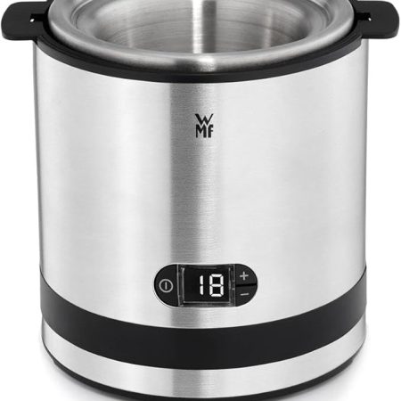 WMF Küchenminis 3in1 Eismaschine, Ice Maker für Frozen Joghurt, Sorbet und Eiscreme, Gefrierbehälter 300 ml, 30-Minuten-Time, Frozen Joghurtmaschine