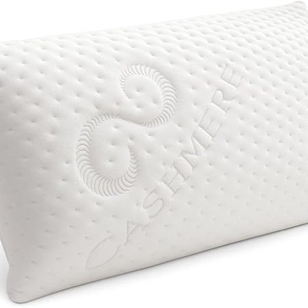 FMP Matratzenmanufaktur Orthopädisches Nackenstützkissen viscoelastisches Kissen, Visco Kopfkissen, Kissen, Nackenkissen 8,5 cm hoch, weiß