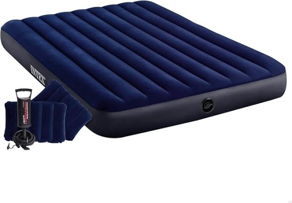 Intex 64765 Luftbett, Bunt, 203 x 152 x 25 cm (Set)