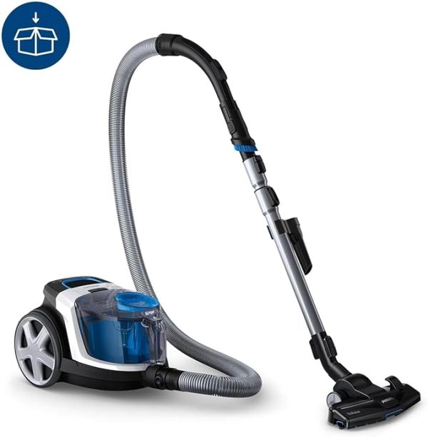 Philips PowerPro Compact Staubsauger – Leicht, Kabellos und Beutellos, 900 W Saugleistung, TriActive Düse Für Hartböden und Teppich, Allergy H13 HEPA-Filter, PowerCyclone 5 Technologie (FC9332/09) – Bild 9