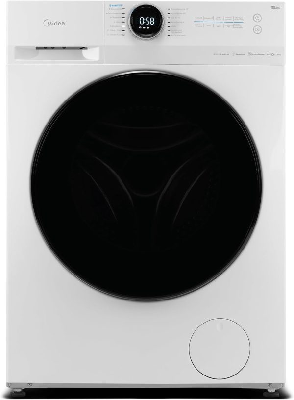 Waschmaschine/8KG /Energieeffizienzklasse A/Mengenautomatik/Steam Care/Nachlegefunktion / 1400 U/min/Zeitsparen - Turbo/nur 48 cm tief/APP-Steuerung, AquaStop, Weiß [Energieklasse A]