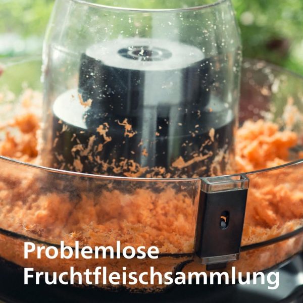Philips 3000 Series Entsafter – XXL-Einfüllschacht, FibreBoost-Technologie, QuickClean, 2L Kapazität, 1100W leistungsstarker Motor für frischen & fruchtfleischreichen Saft (HR1921/20) – Bild 5