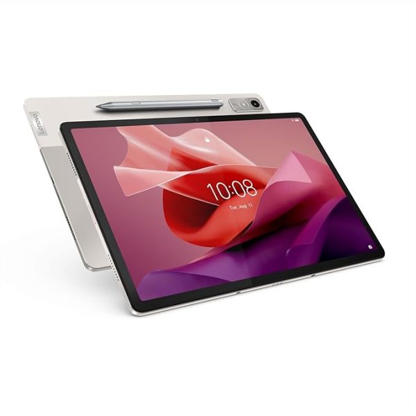 Lenovo Tab P12 3K-Tablet mit 32,7 cm (12,7 Zoll), 3K (MediaTek Dimensity 7050, 8 GB RAM, 256 GB erweiterbar auf 1 TB, 4 Lautsprecher, Wi-Fi 6, Bluetooth 5.1, Android 13), Hafer – Bild 3