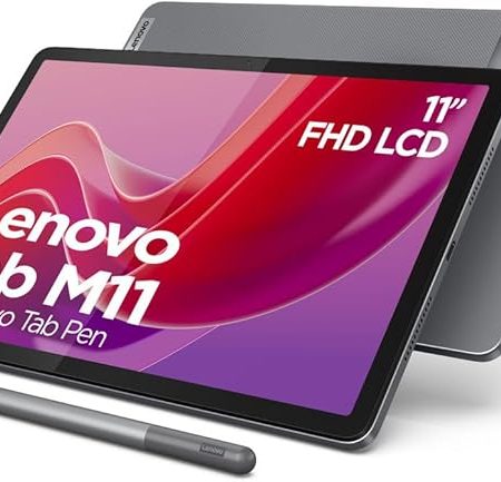 Lenovo Tab M11 Tablet | 11" WUXGA Touch Display | MediaTek Helio G88 | 4GB RAM | 128GB eMMC 5.1 | Android 14 | grün | inkl. Lenovo Tab Pen
