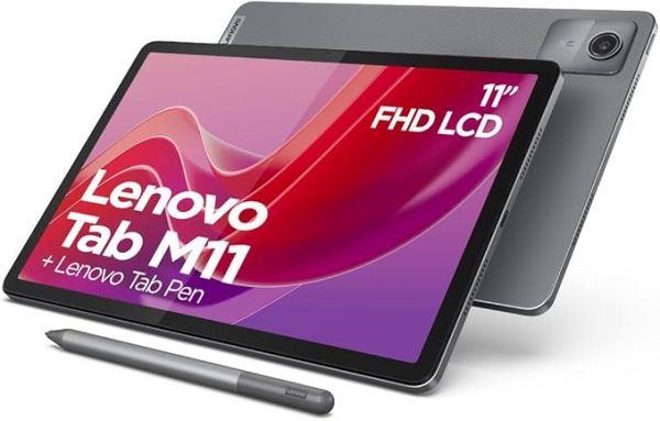Lenovo Tab M11 Tablet | 11" WUXGA Touch Display | MediaTek Helio G88 | 4GB RAM | 128GB eMMC 5.1 | Android 14 | grün | inkl. Lenovo Tab Pen