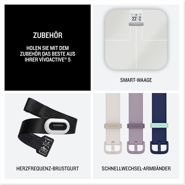 Garmin Vivoactive 5 - GPS-Smartwatch mit 1,2" AMOLED Touchdisplay, Fitness- und Gesundheits- und Musikfunktionen – Bild 10