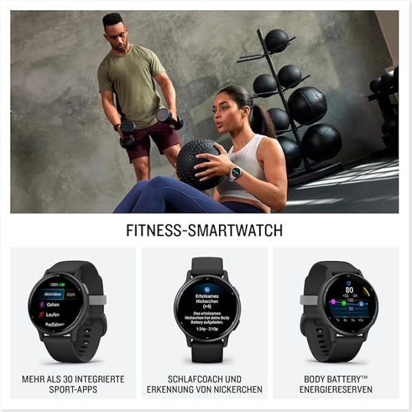 Garmin Vivoactive 5 - GPS-Smartwatch mit 1,2" AMOLED Touchdisplay, Fitness- und Gesundheits- und Musikfunktionen – Bild 5