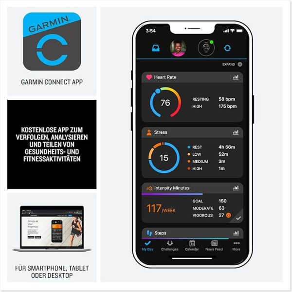 Garmin Vivoactive 5 - GPS-Smartwatch mit 1,2" AMOLED Touchdisplay, Fitness- und Gesundheits- und Musikfunktionen – Bild 8