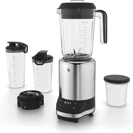 WMF Kult Pro Multifunktionsmixer Hochleistungsmixer, 30.000 U/min, Smoothie Maker, Standmixer, Ice-Crush Funktion, 4 Mixbehälter inkl. ToGo-Verschluss