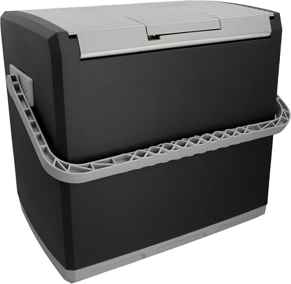 AEG Automotive Thermoelektrische Kühlbox KK 28 Liter, 12/230 Volt für Auto und Steckdose, schwarz – Bild 2