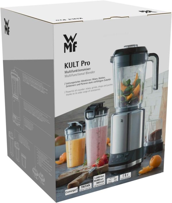 WMF Kult Pro Multifunktionsmixer Hochleistungsmixer, 30.000 U/min, Smoothie Maker, Standmixer, Ice-Crush Funktion, 4 Mixbehälter inkl. ToGo-Verschluss – Bild 15