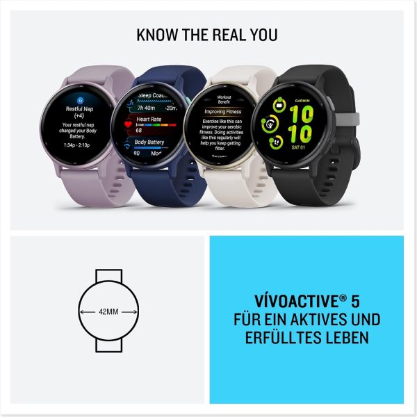 Garmin Vivoactive 5 - GPS-Smartwatch mit 1,2" AMOLED Touchdisplay, Fitness- und Gesundheits- und Musikfunktionen – Bild 9