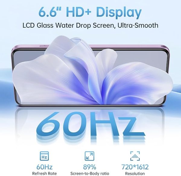 OUKITEL C53 Android 14 Smartphone Ohne Vertrag - 8GB+64GB/1TB erweiterbar Handy Ohne Vertrag, Octa Core 6,6" HD+ Smartphone, 13MP+5MP Kamera 4300mAh, 4G Dual SIM Simlockfreie Handys, Gesicht/GPS, Grün – Bild 10