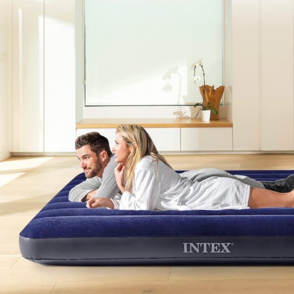 Intex 64765 Luftbett, Bunt, 203 x 152 x 25 cm (Set) – Bild 8