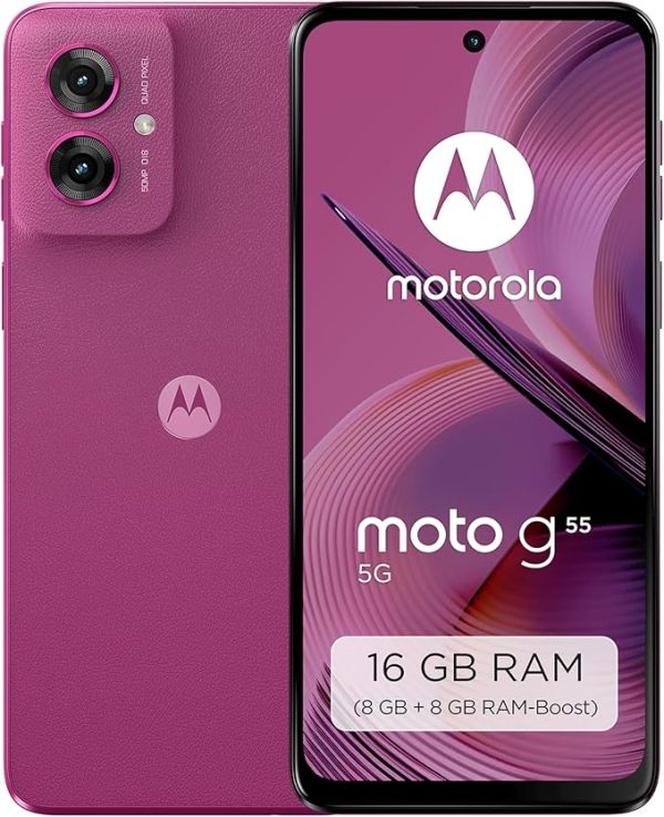 Motorola Moto g75 5G Smartphone (Robustes 6,78"-Display Dank Corning Gorilla Glass 5, 8/256 GB, 50-MP-Kamera, widerstandsfähig, extrem temperaturbeständig) Succulent Green, inkl. Schutzcover