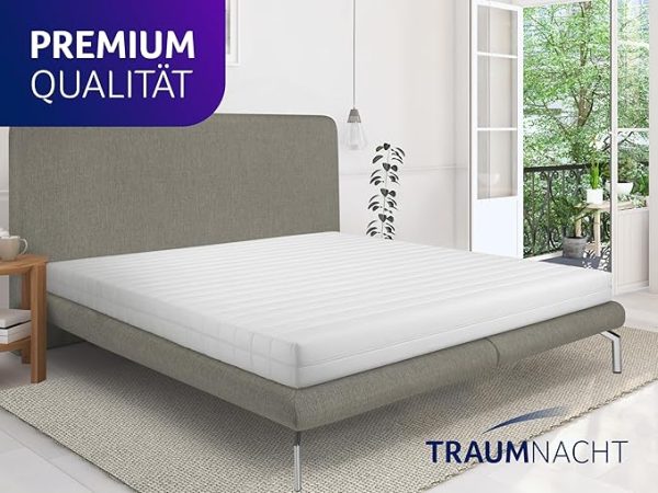 Traumnacht Easy Comfort Rollmatratze Öko-Tex Zertifiziert, Härtegrad 4 (fest) 90 x 200 cm, Höhe 13 cm, produziert nach deutschem Qualitätsstandard – Bild 2