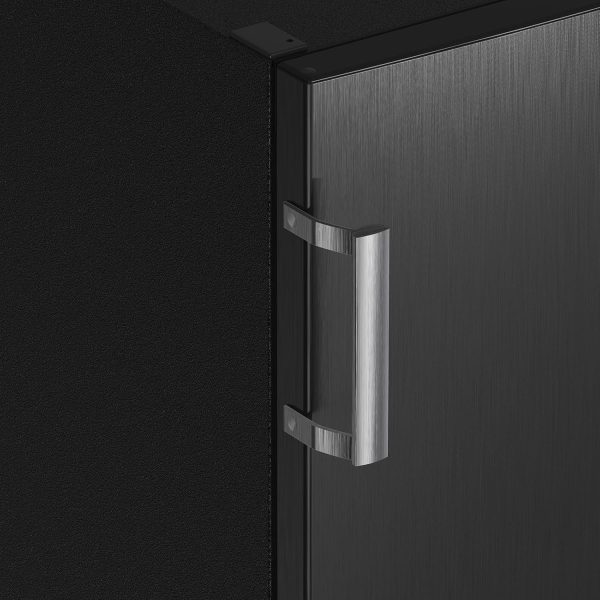 CHiQ FSD166NE4E Gefrierschrank 166 L, No Frost Technologie, Wechselbarer Türanschlag, Schwarzer Edelstahl, 144cm Höhe [Energieklasse E] – Bild 9