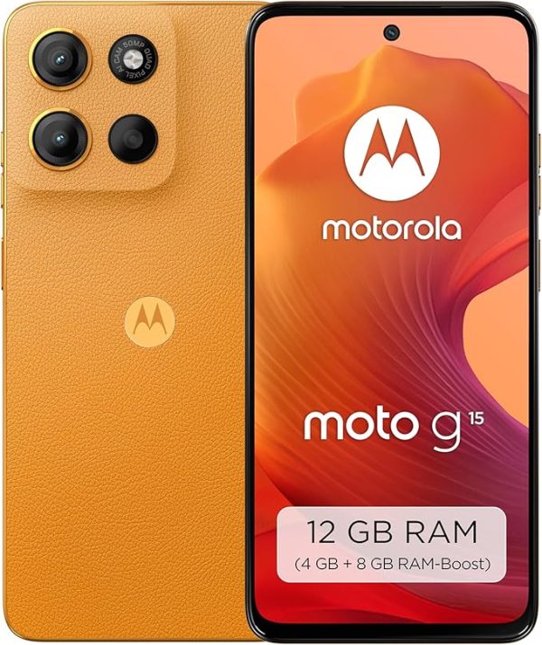 Motorola Moto g75 5G Smartphone (Robustes 6,78"-Display Dank Corning Gorilla Glass 5, 8/256 GB, 50-MP-Kamera, widerstandsfähig, extrem temperaturbeständig) Succulent Green, inkl. Schutzcover – Bild 4