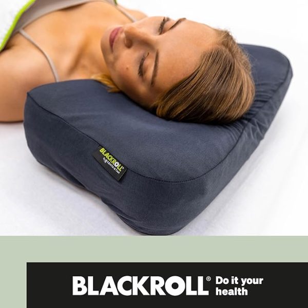 BLACKROLL® Recovery Pillow (50 x 30 cm), Kopfkissen für erholsamen Schlaf, ergonomisches Kissen mit Travel Bag für Reisen, Nackenkissen aus Viscose Memory Schaum, Made in Germany – Bild 8