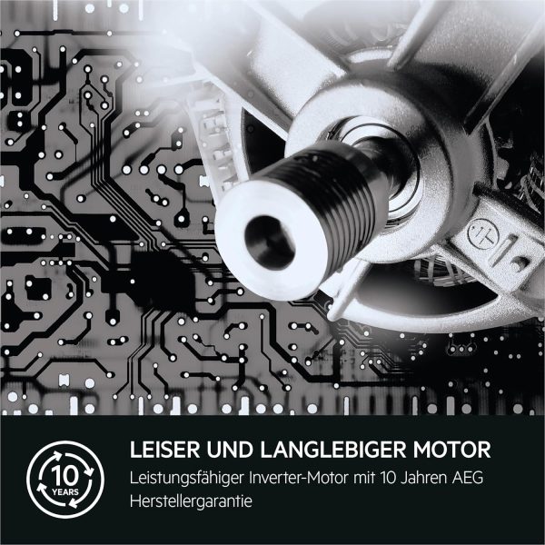AEG Waschmaschine 8 kg, Serie 6000 ProSense: Mengenautomatik für automatische Anpassung von Waschdauer & Energieverbrauch, Startzeitvorwahl, Nachlegefunktion, Vollwasserschutz, 1400 U/min, L6AMZ48FL [Energieklasse A] – Bild 8