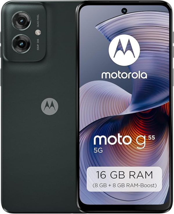 Motorola Moto g75 5G Smartphone (Robustes 6,78"-Display Dank Corning Gorilla Glass 5, 8/256 GB, 50-MP-Kamera, widerstandsfähig, extrem temperaturbeständig) Succulent Green, inkl. Schutzcover – Bild 8