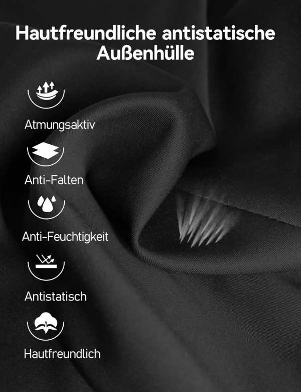 Travel Ease Ergonomisches RückenKissen aus Memory Foam, Lendenkissen für Bürostuhl, Schreibtischstuhl, mit Antistatischem, hautfreundlichem Bezug und für eine Bequeme Sitzhaltung (Schwarz) – Bild 12