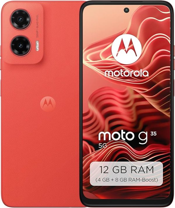 Motorola Moto g75 5G Smartphone (Robustes 6,78"-Display Dank Corning Gorilla Glass 5, 8/256 GB, 50-MP-Kamera, widerstandsfähig, extrem temperaturbeständig) Succulent Green, inkl. Schutzcover – Bild 10