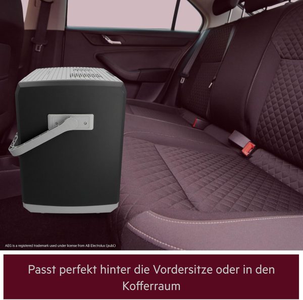 AEG Automotive Thermoelektrische Kühlbox KK 28 Liter, 12/230 Volt für Auto und Steckdose, schwarz – Bild 9