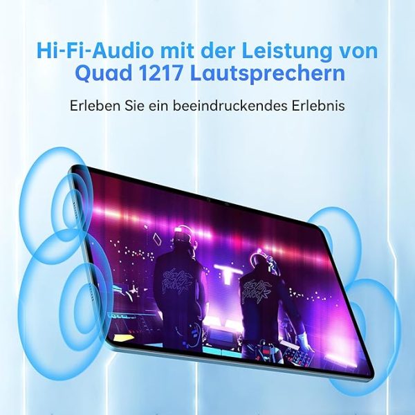 OUKITEL OT5S Tablet 12 Zoll - 2024 Neueste Android 14 Tablet 24GB RAM+256GB ROM(2TB TF) Gaming Tablet, 8250mAh, 2.4K IPS, 16MP+8MP Dual SIM Tablet PC 4G LTE/5G WiFi/GMS/GPS/Widevine L1,Blau – Bild 5