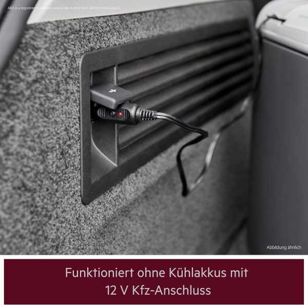 AEG Automotive Thermoelektrische Kühlbox KK 28 Liter, 12/230 Volt für Auto und Steckdose, schwarz – Bild 6