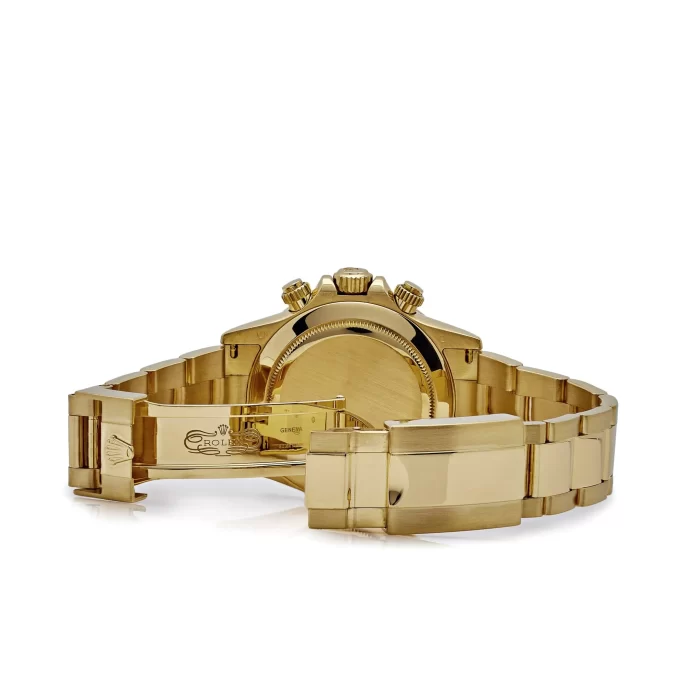 Rolex Daytona 116578SACO Yellow Gold Sapphire Bezel Mother Of Pearl Dial - 图片 5