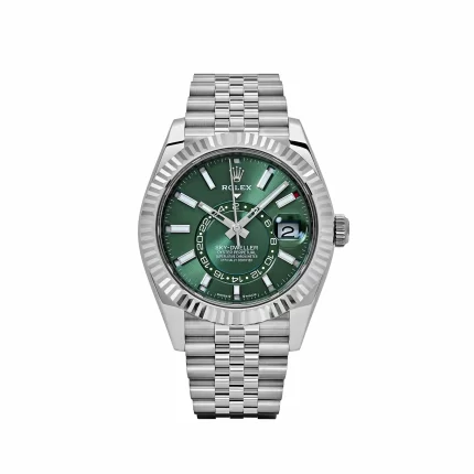 Rolex Sky-Dweller 336934 Stainless Steel Green Dial Jubilee