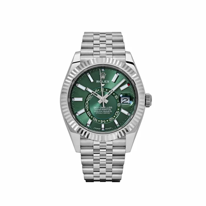 Rolex Sky-Dweller 336934 Stainless Steel Green Dial Jubilee - 图片 1