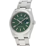 Rolex Datejust 126200 Stainless Steel Green Dial Oyster - 图片 2