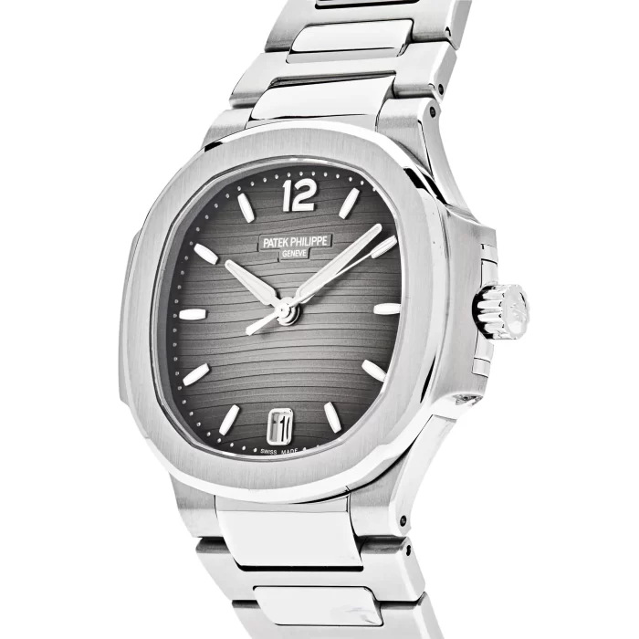 Patek Philippe Nautilus 7118/1A-011 'Ladies' Stainless Steel Smoke Grey Dial - 图片 4