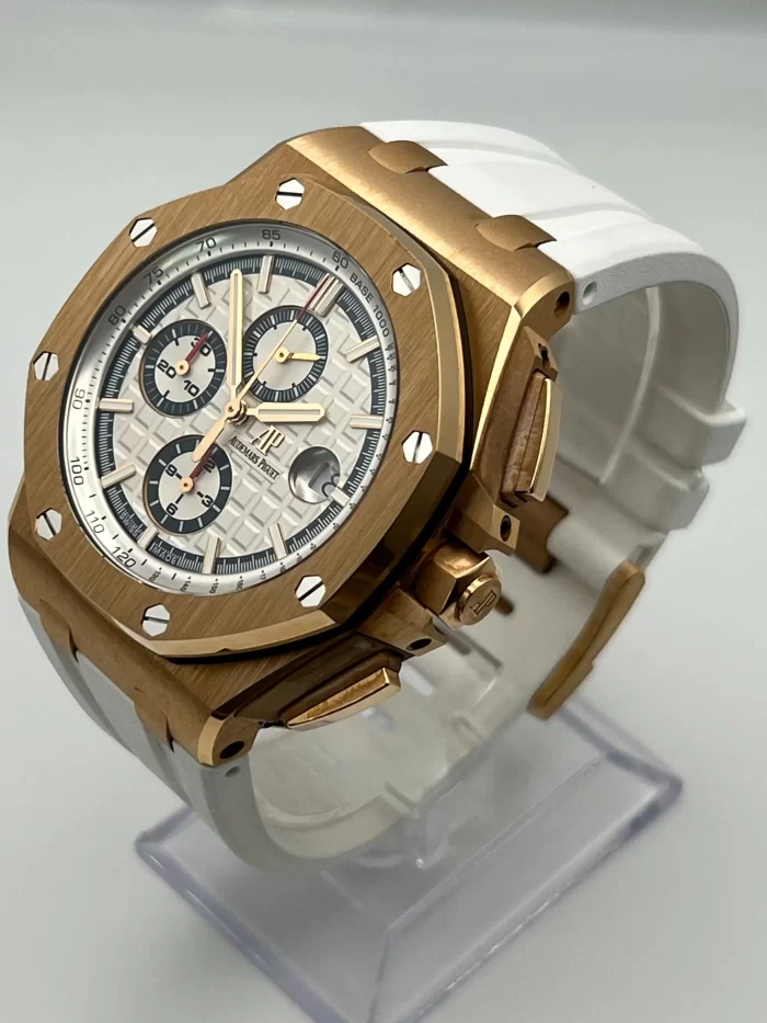 Audemars Piguet Royal Oak Offshore 26408OR.OO.A010CA.01.99 Chronograph 'Summer Byblos Edition' Rose Gold White Dial Limited Edition - 图片 4