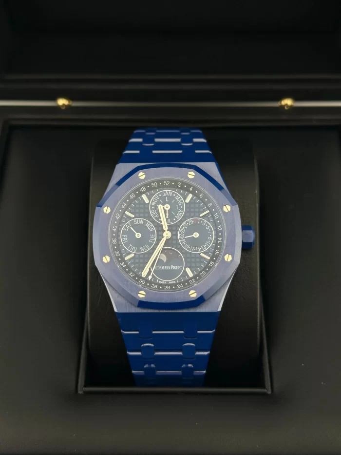 Audemars Piguet Royal Oak Perpetual Calendar 26579CS.OO.1225CS.01 Blue Ceramic Blue Dial - 图片 3