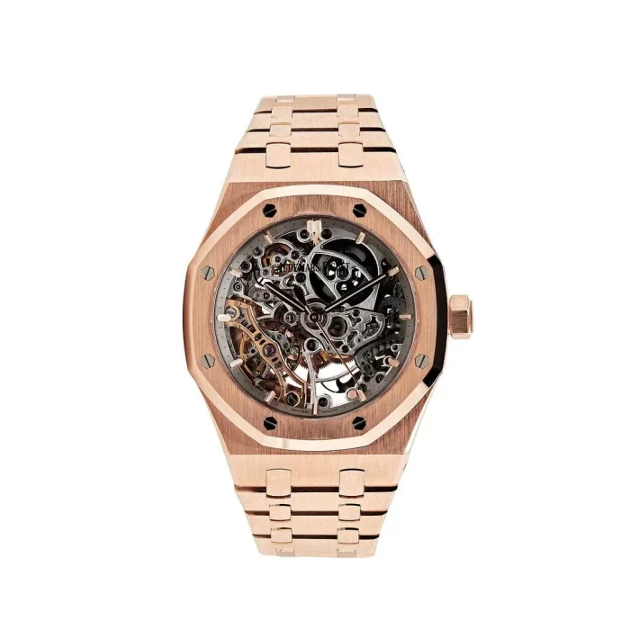 Audemars Piguet Royal Oak 15467OR.OO.1256OR.01 Double Balance Wheel Openworked Rose Gold - 图片 1