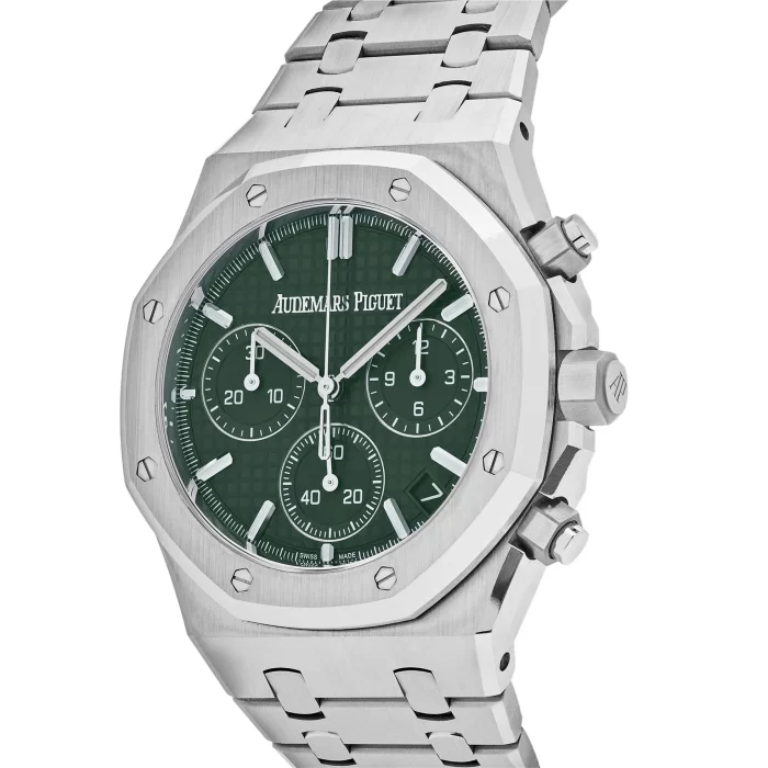 Audemars Piguet Royal Oak 26240ST.OO.1320ST.08 Selfwinding Chronograph Stainless Steel Green Dial (2023) - 图片 3