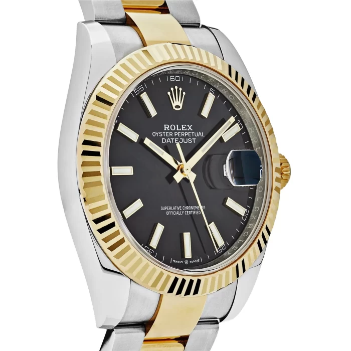 Rolex Datejust 126333 Yellow Gold Stainless Steel Black Dial Oyster - 图片 4