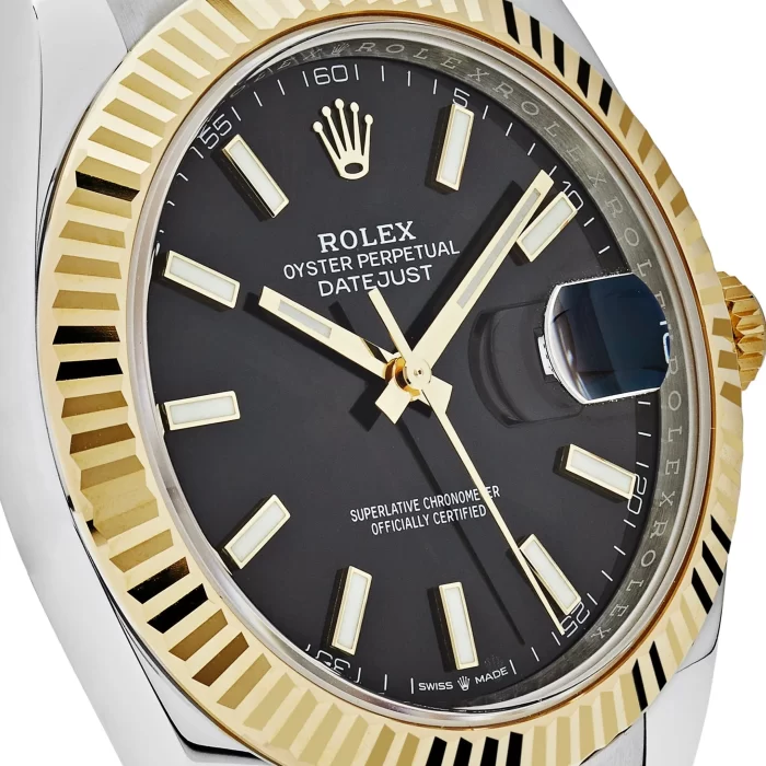 Rolex Datejust 126333 Yellow Gold Stainless Steel Black Dial Oyster - 图片 5