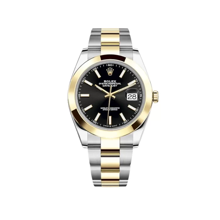 Rolex Datejust 126303 Stainless Steel Yellow Gold Black Dial - 图片 1