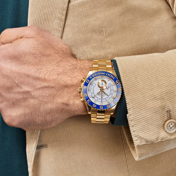 Rolex Yacht-Master II 116688 Yellow Gold White Dial - 图片 6