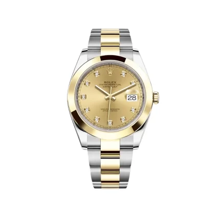 Rolex Datejust 126303 Stainless Steel Yellow Gold Champagne Diamond Dial