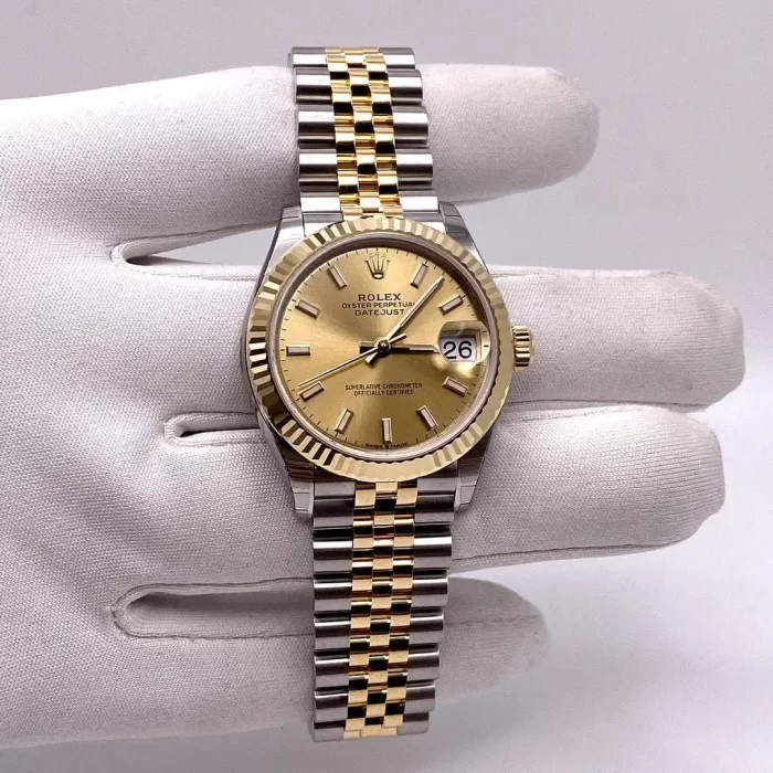 Rolex Datejust 278273 Yellow Gold Stainless Steel Champagne Dial - 图片 3