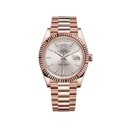 Rolex Day-Date 228235 Rose Gold Sundust Motif Dial